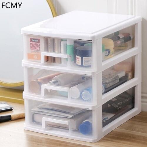 Simple Office Drawer Storage Box Multi-layer Student Desktop Stationery Classification Storage Transparent Box Desk Finishing