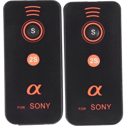 Remote Control IR Wireless for Sony Series II a7 and DSLR cameras and NEX-7, NEX-6 NEX-5T Compact Camera (2 pieces)