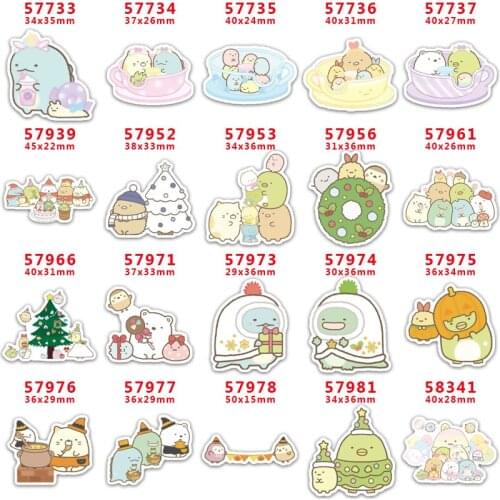 10 Pcs Sumikko Gurashi Resin Flatback for Hair Bows Planar Resin Crafts Custom Resin for DIY Phone Decorations PR57733