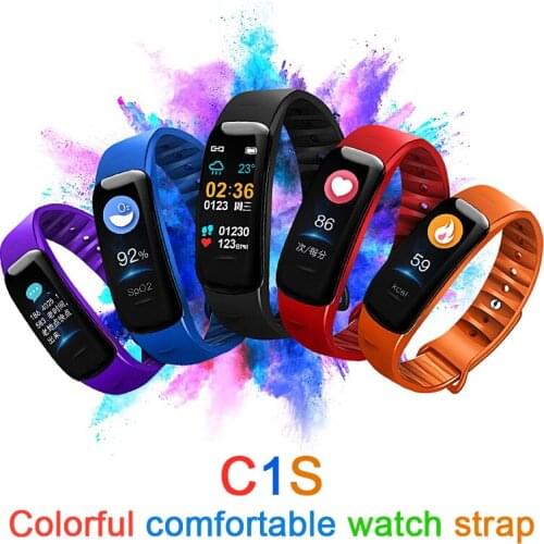 Wellermoz C1S Watch Smart Sport Wristband Sport Fitness Watch Bluetooth IOS Android Sleeping Monitor Waterproof Smart Bracelet