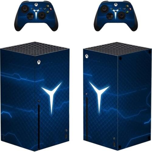 Blue Style Xbox Series X Skin Sticker for Console & 2 Controllers Decal Vinyl Protective Skins Style 1
