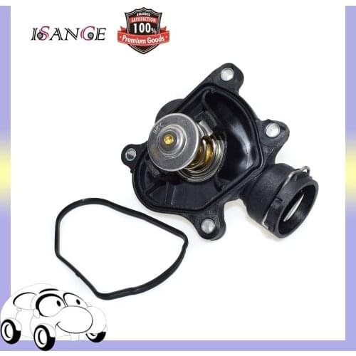 ISANCE Engine Thermostat Assembly+Seal For BMW 1 3 5 6 7 Series E90 E46 E87 E61 X3 X5 X6 Diesel OE# 11517789014 , 11517805811