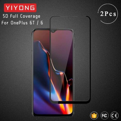 YIYONG 9D Full Cover Glass One Plus 6 T 6T 5T Tempered Glass Oneplus 6 T 5T 5 Screen Protector For Oneplus 5 T 6T Oneplus6 Glass