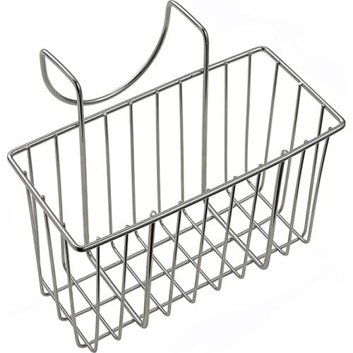 1PC Hanging Drying Basket Kitchen Wrought Stainles Steel Drain Rack Brush Sponge For Sink Storage Drainage Holder Organizer