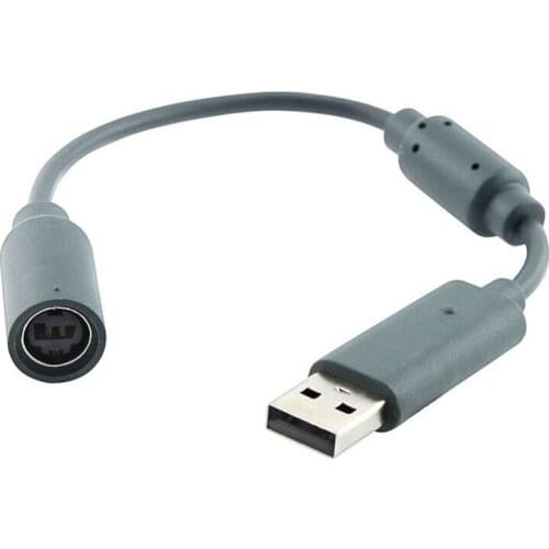 100PCS Best 20cm USB Extension Cable to PC Converter Adapter Cord For Microsoft Xbox 360 Wired Controller Gamepad