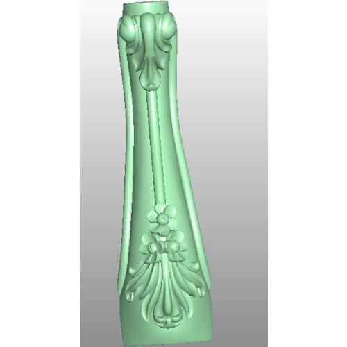 3D model STL format file for cnc router engraving furniture sofa cabinet chair leg pattern Artcam 753