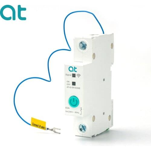 1P Din Rail WIFI Circuit Breaker Smart Timer Switch Relay Remote Control By EWeLink APP Smart Home Compatiable With Alexa Google