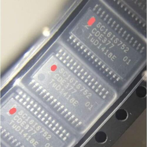 Free shipping 20pcs/lot SC16IS752IPW SC16IS752 TSSOP