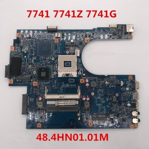 Free shipping For aspire 7741 7741Z 7741G 7741ZG Laptop motherboard 48.4HN01.01M 09923-1M HM55 working well