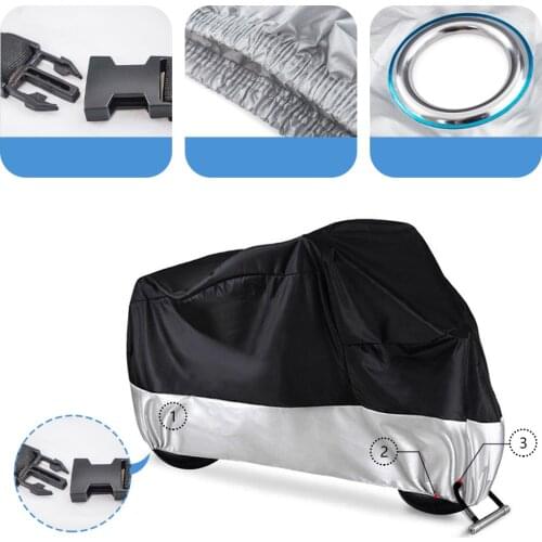 Motorcycle Cover Bike All Season Waterproof Dustproof UV Protective Outdoor Indoor Moto Scooter Motorbike Rain Cover