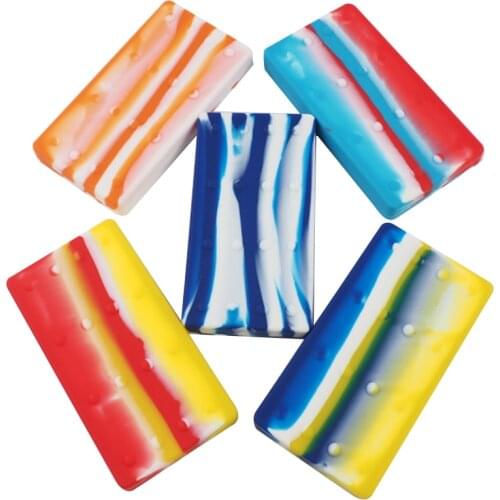 3pcs hot sale large capacity silicone wax jars high quality cheap silicone container for wax vaporizer