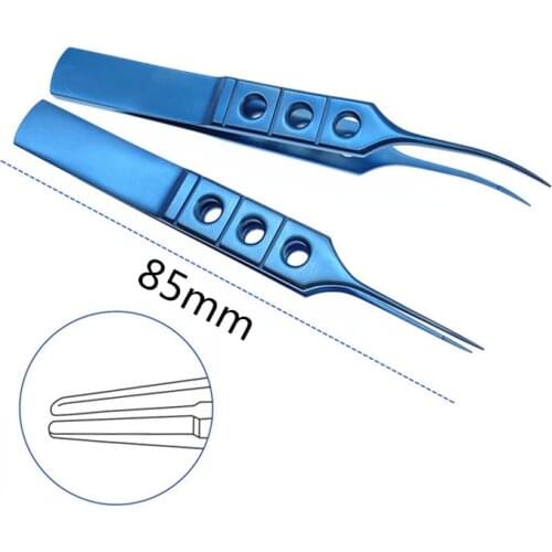 Mcpherson Tying Forcep 85mm with 6mm tying platform ophthalmic instrument