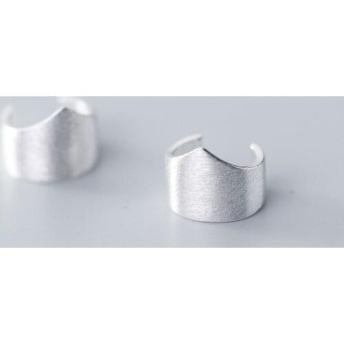 MloveAcc Authentic 925 Sterling Silver Crown Clip Earrings for Women Girl Party Fashion Jewelry Gift