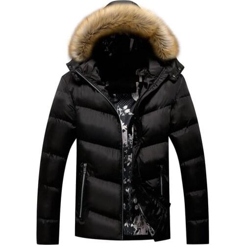 2019 New Winter Keep Warm Jacket Men Casual Male Thicken Men Parka Warm Winter Outwear Cotton Padded Jacket Coats
