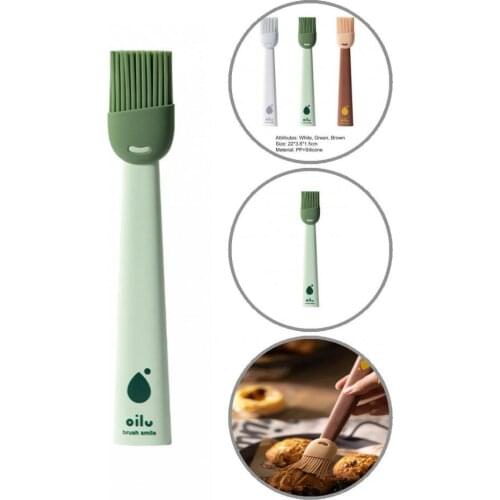 Non-greasy Useful Detachable Silicone Oil Brush Lightweight Cooking Oil Brush Upstanding Kitchen Tool