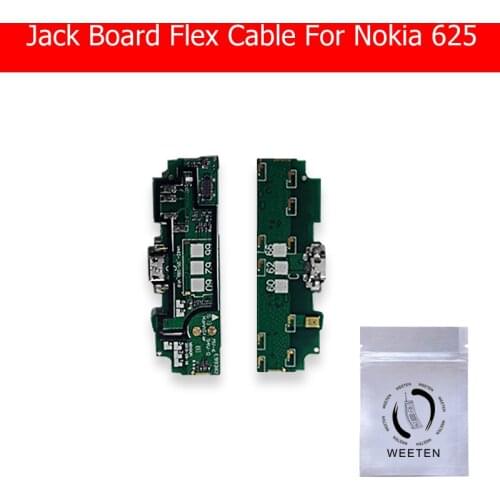 Genuine Jack Port Board For Nokia 625 Data Usb Charging Port Connector Flex Cable For Microsoft Lumia 625 USB Charger Dock Board