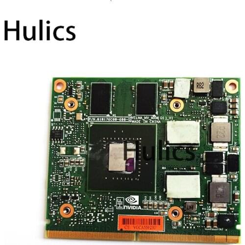 Hulics Original K1000M K 1000M Video Graphic Card N14P-Q1-A2 2GB 010176C00-600-G for HP Elitebook 8560W 8570W Dell M4700 M4800
