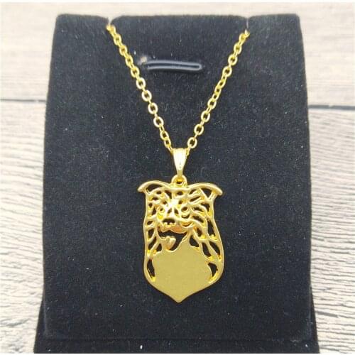 New Border Collie Necklace Trendy Style Border Collie Pendant Necklace Women Fashion Pet Dog Jewellery