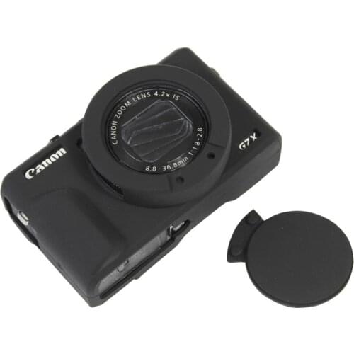 Rubber Silicon Protective Case Body Cover Soft camera bag for Canon Powershot G7 X Mark III mark 3 G7X 3 Premium Com Frame Skin