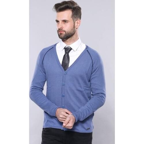 Blue Cotton Knitwear