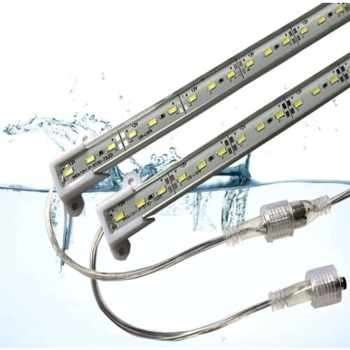 50PCS Waterproof Hard Rigid Strip DC12V 24V IP68 Outdoor Bar Light Red Green Blue Line Light 50cm 100cm 5730 Lightbox Bar