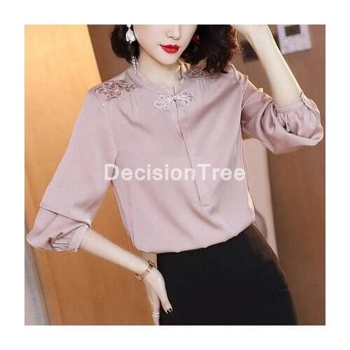 2021 traditional chinese clothing for women qipao top tang suit cheongsam top blouse vintage classic chinese style qipao blouse