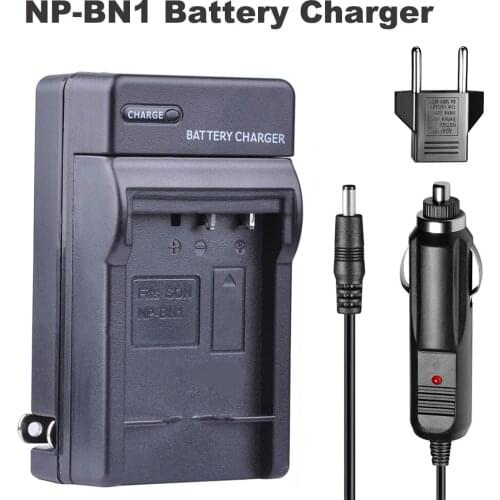 NPBN1 NP BN1 DC Charger NP-BN1 Car Charger + EU Plug For SONY DSC TX9 T99 WX5 TX7 TX5 W390 W380 W350 W320 W360 QX100 W370 camera