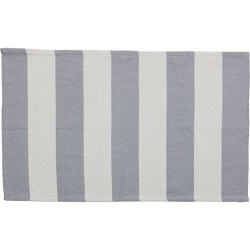2 Colors Wide Stripes Floor Mat Soft Rectangle Carpet Portable Outdoor Mat Durable Living Room Bedroom Doormat Decor Rugs