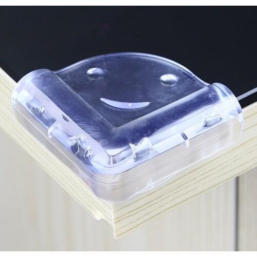 4Pcs Child Baby Silicone Safety Protector Table Corner Protection from Children Anticollision Edge Corners Guards Cover For Kids