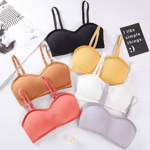 Push Up Women Bra Fitness Girl Bralette Top Wire Free Padded Brassiere Bras Tops Girl Underwear Soft Sports Bra