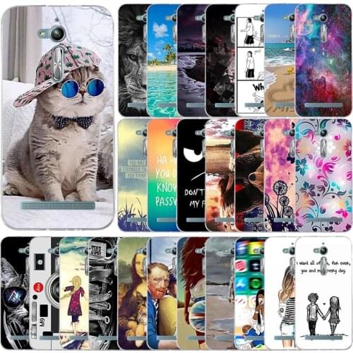 Case for Asus Zenfone Go ZB500kl Case 5.0" Soft TPU ZB500KL Silicone Cover Back Protector Cover Asus Zenfone Go ZB500KL Fundas