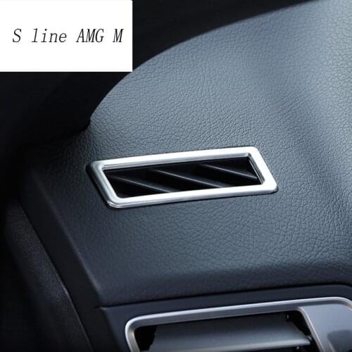 For Mercedes Benz E Class Coupe W207 C207 2009-2016 Car-Styling Dashboard Air Conditioning Vent Cover Stickers Decoration Trim