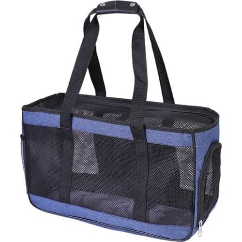Pet Travel Bag for Cats with Mesh Windows and Padding Collapsible Dog Carrying Case Fit for Kittens Puppies and Small Dogs