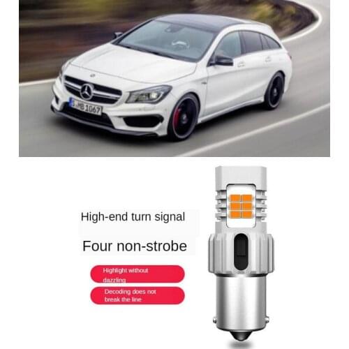 Intelligent IC Decoding Turn signal Light For MERCEDES-Benz X117 CLA Shooting Brake Front and Rear turn signal 1556LM 26w 2pc