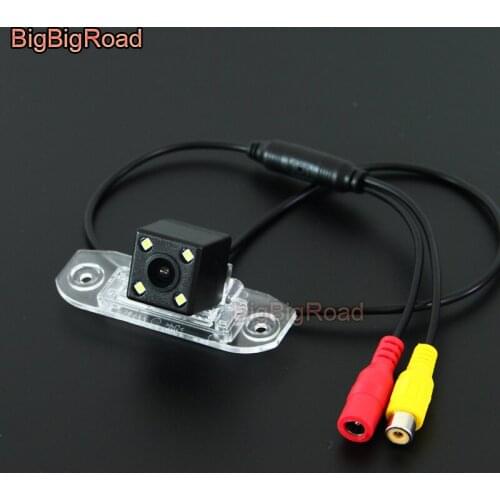 BigBigRoad Car Rear View Reverse Backup Parking Camera For Volvo XC60 XC 60 XC70 XC 70 XC90 XC 90 2002-2014 night Vision