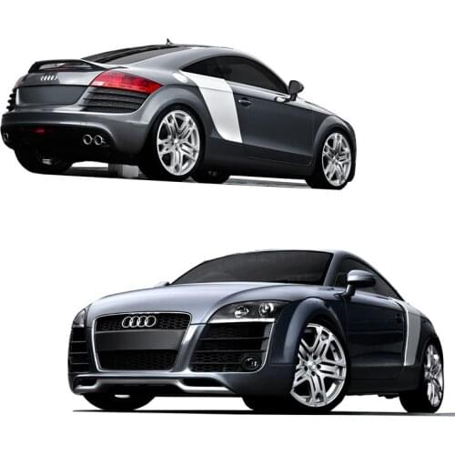 Applicable to Tt Audi Refitting R8 Carbon Fiber Sand Board Front and Rear Bumper Side Skirt Tail Wing Kit