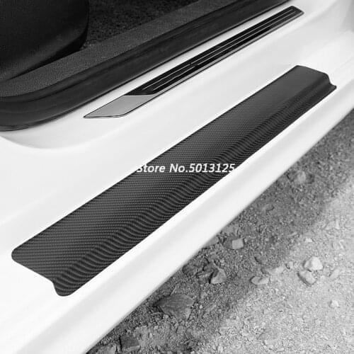 3D Mouldings Strip Bumper Decorative Strips Adhesive Door Sill Protection Trim For Mazda 3 Axela 2019 2020 2021 Car Accessories