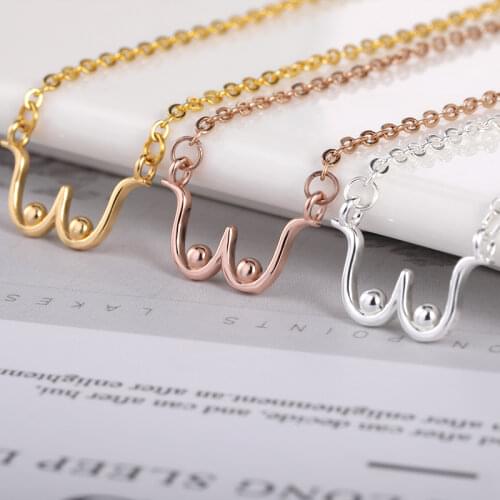 Vertical Long Bar Chain Necklace Minimalist Jewelry Rose Gold Color Stainless Steel Square Bar Pendant Necklace Women Naszyjnik