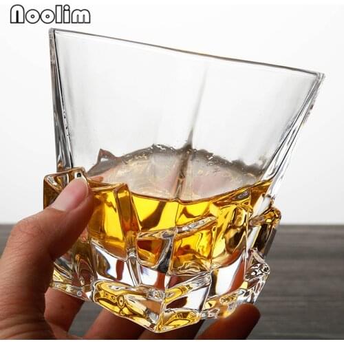 Transparent Crystal Whiskey Glass Cup Home Bar Supplies Beer Water Cup Party Hotel Wedding Glasses Gift Drinkware Accessories