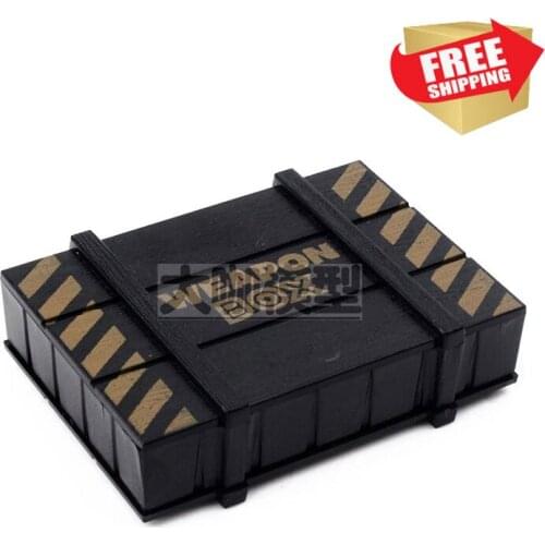 RC Parts 1/10 Decorations simulation weapon box ammunition box case for axial trax SCX10 D90 TRX-4 option parts