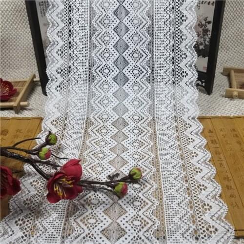 RR2163-1 17.5CM Fashion popular sexy lace decoration wide white lingerie and underwear