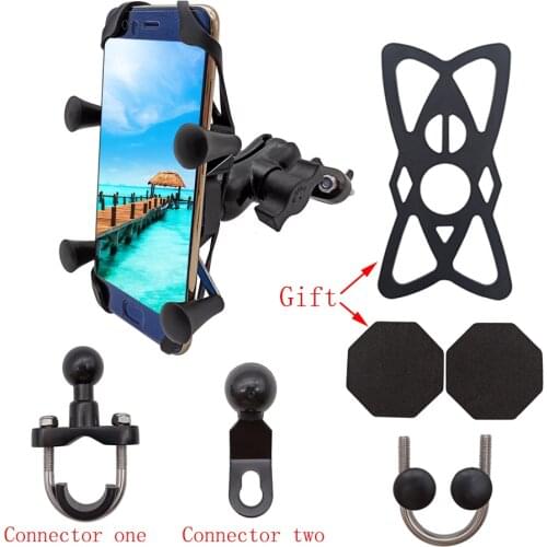 With USB Charger 360 Rotatable Motorcycle Mobile Phone Stand Holder For Yamaha XSR 700 900 TDM 900 YBR 125 YZF R15 XT660