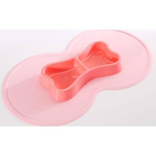 Easy Clean Silicone Pet Feeding Mat Water Food Dish Bowl Pad Dog Puppy Cat Feeding Placemat Pet Supplies