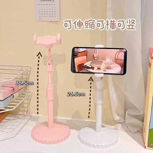 Cute Phone Holder Stand For IPhone Xiaomi Metal Phone Holder Adjustable Mobile Phone Stand Desk Holder Support