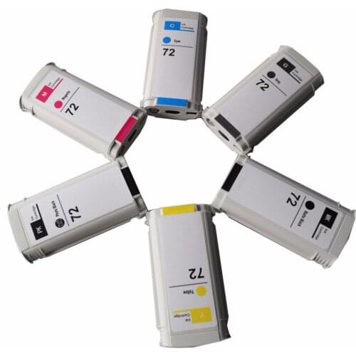 6 Colors Ink Cartridge Replacement For HP DesignJet T610 T620 T770 T790 T795 T1100 T1100ps T1120 T1120ps T1200 T1300 T2300