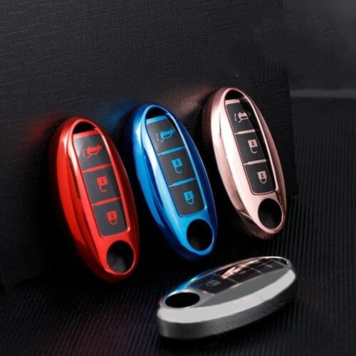 TPU Car Remote Key Full Cover Case For Nissan Qashqai Juke J10 J11 X-Trail T32 T31 Kicks Tiida Pathfinder Note Case Shell Cover