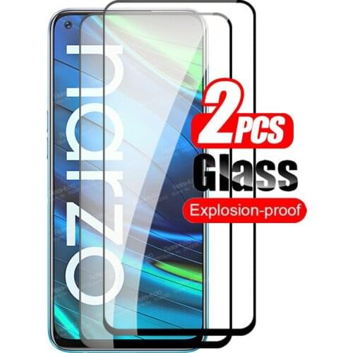 2pcs Protective Glass For Oppo Realme Narzo 20 Pro Realmy Realmi Narzo20 20pro Tempered Glass Screen Protector Phone Cover Film
