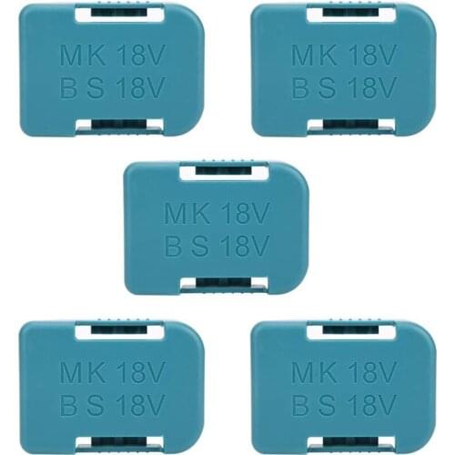 5Pcs Battery Storage Rack Holder Case for Makita 18V Fixing Devices