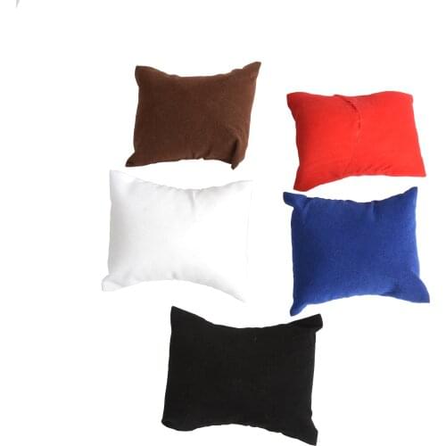 5pcs/lot Jewelry Organizer Bracelet Bangle Pillow Display Holder Watch Holder Display Pillow Cushion Bracelet Jewelry Holder