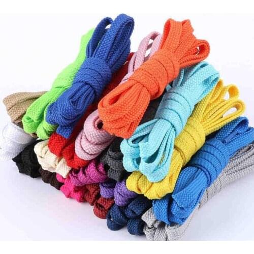 50 Pairs 16 Colors Shoelace Double Flat Athletic Shoe Laces Sneakers Skate Shoes Boots 100CM 120CM 140CM 160CM Sport Shoelace